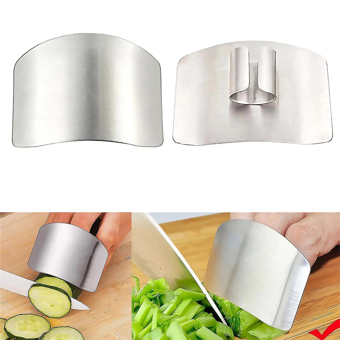 Steel Finger Protector Guard - Pack of 2