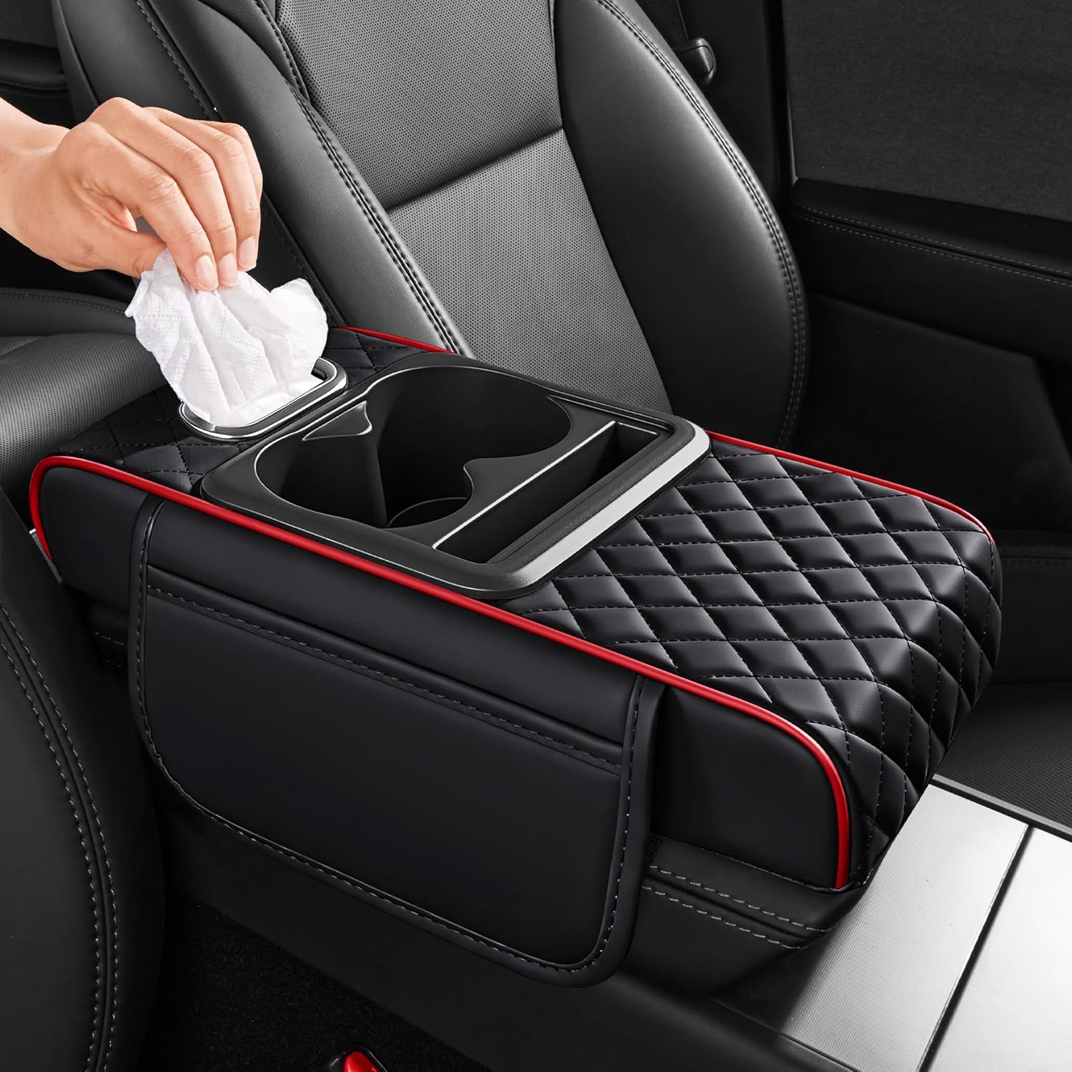 5-in-1 Car Console Organizer