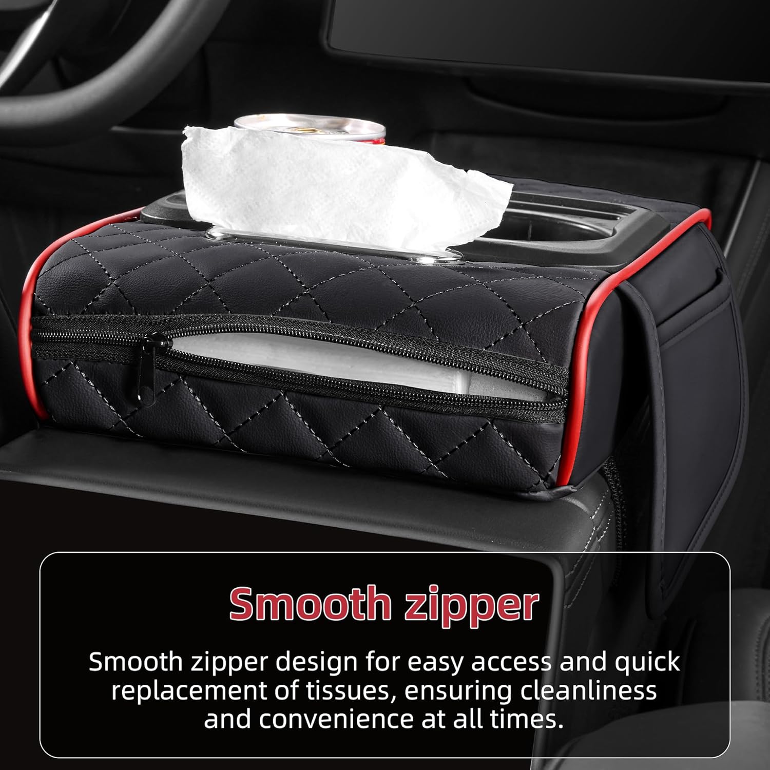 5-in-1 Car Console Organizer
