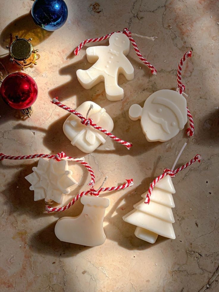 Christmas Mini Candle Bundle – 5 pcs