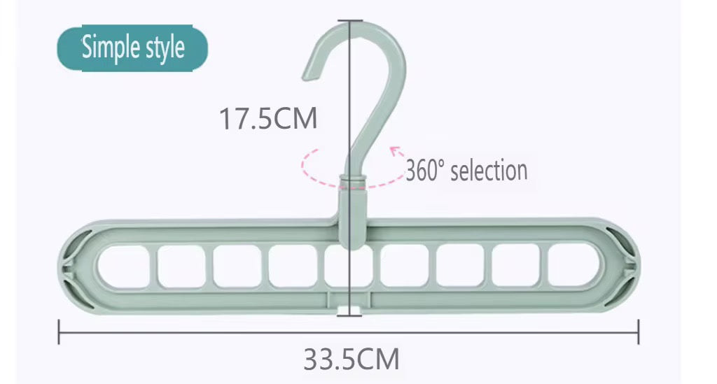 9 Holes Hanger - Set of 3