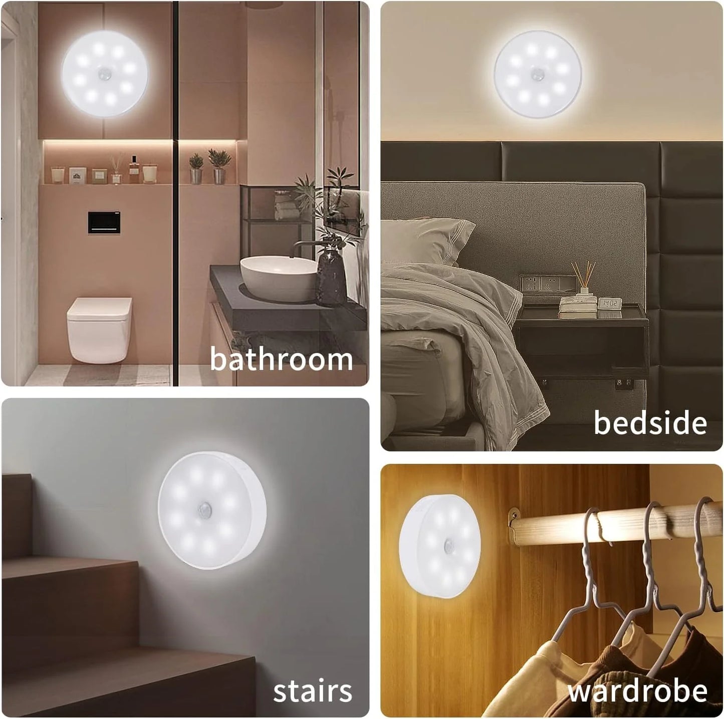 Pack of 2 - Motion Sensor LED Light