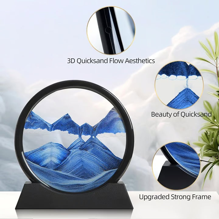 3D Liquid Sand Art Decoration