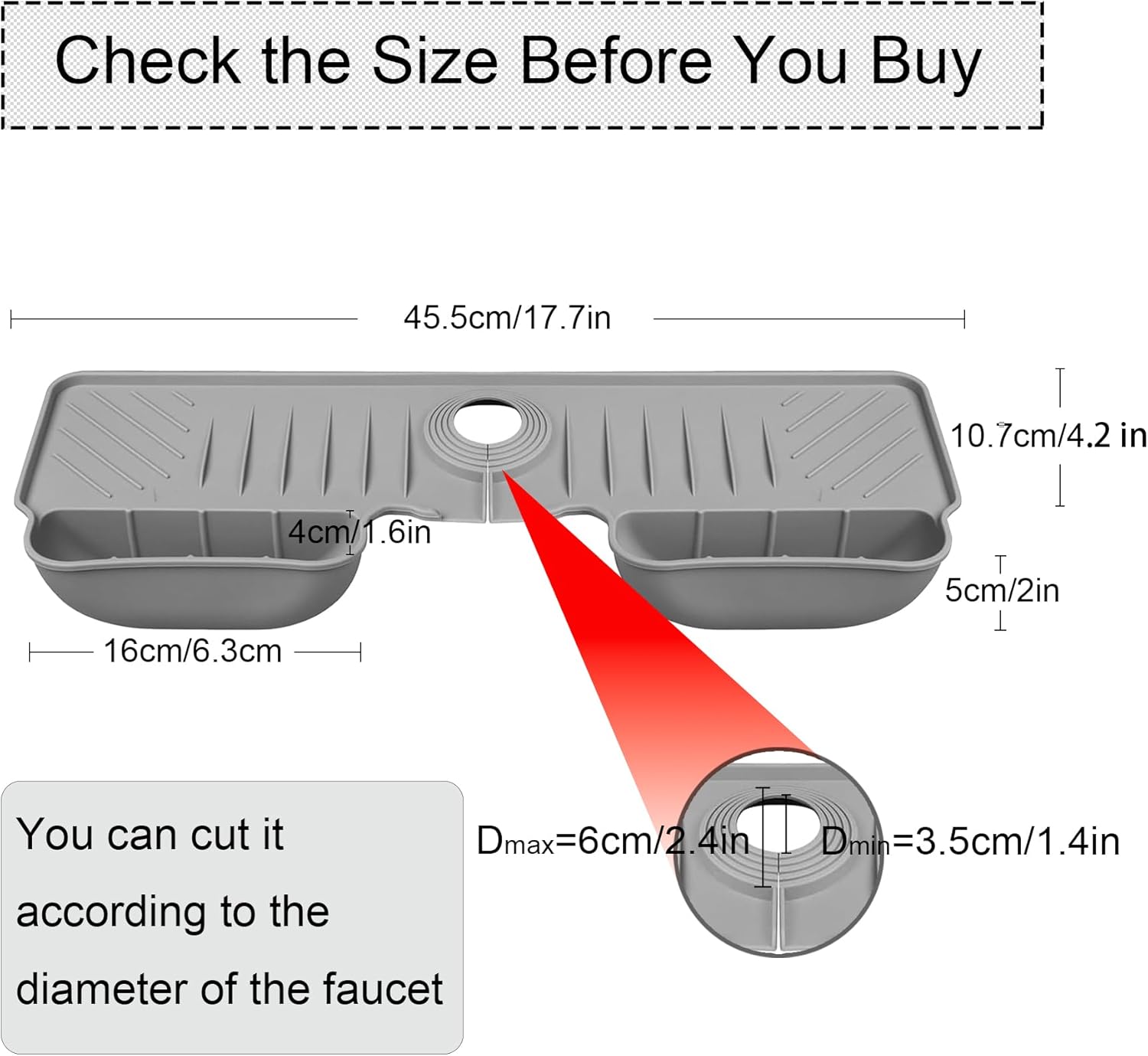 Sink Splash Guard Organizer