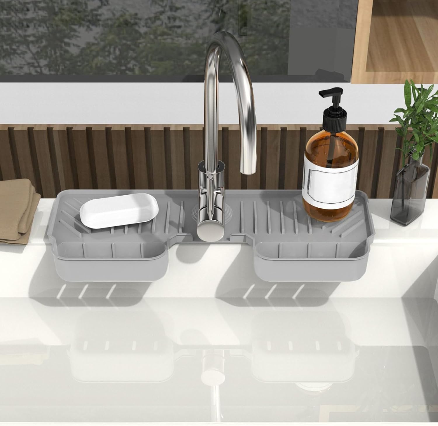 Sink Splash Guard Organizer
