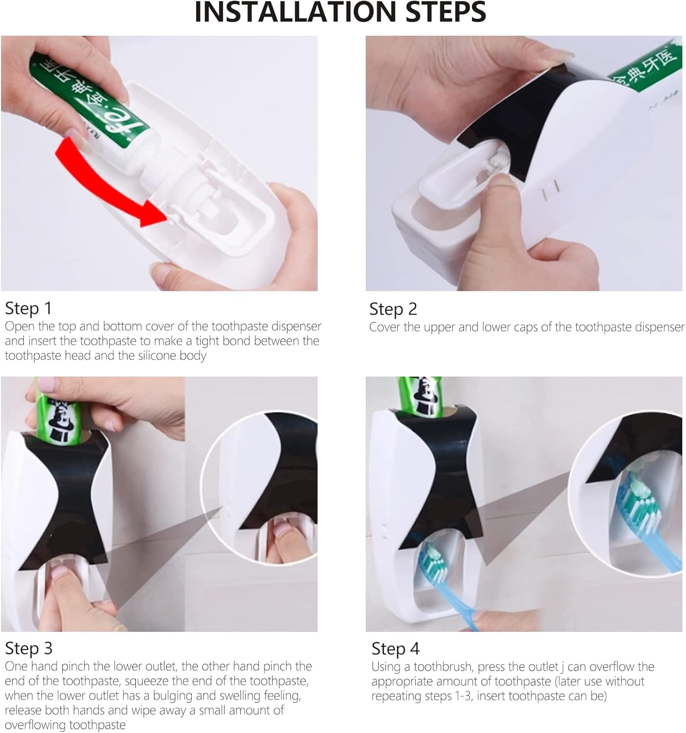 Wall Mounted Toothbrush Holder