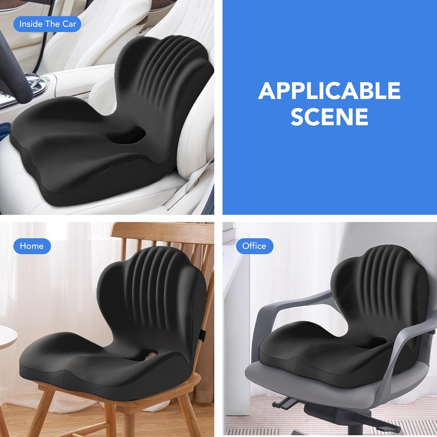 2-in-1 Memory Foam Cushion