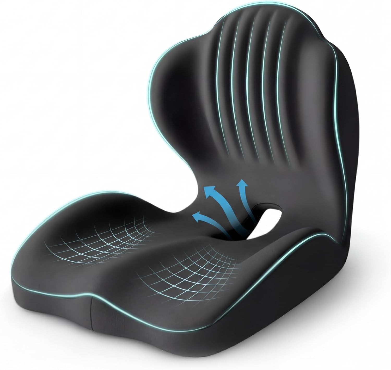 2-in-1 Memory Foam Cushion