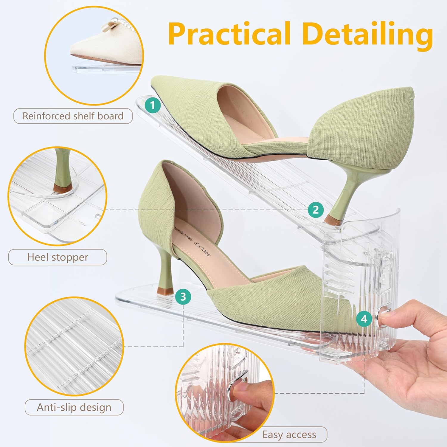 Shoe Slot Organizer set of 2