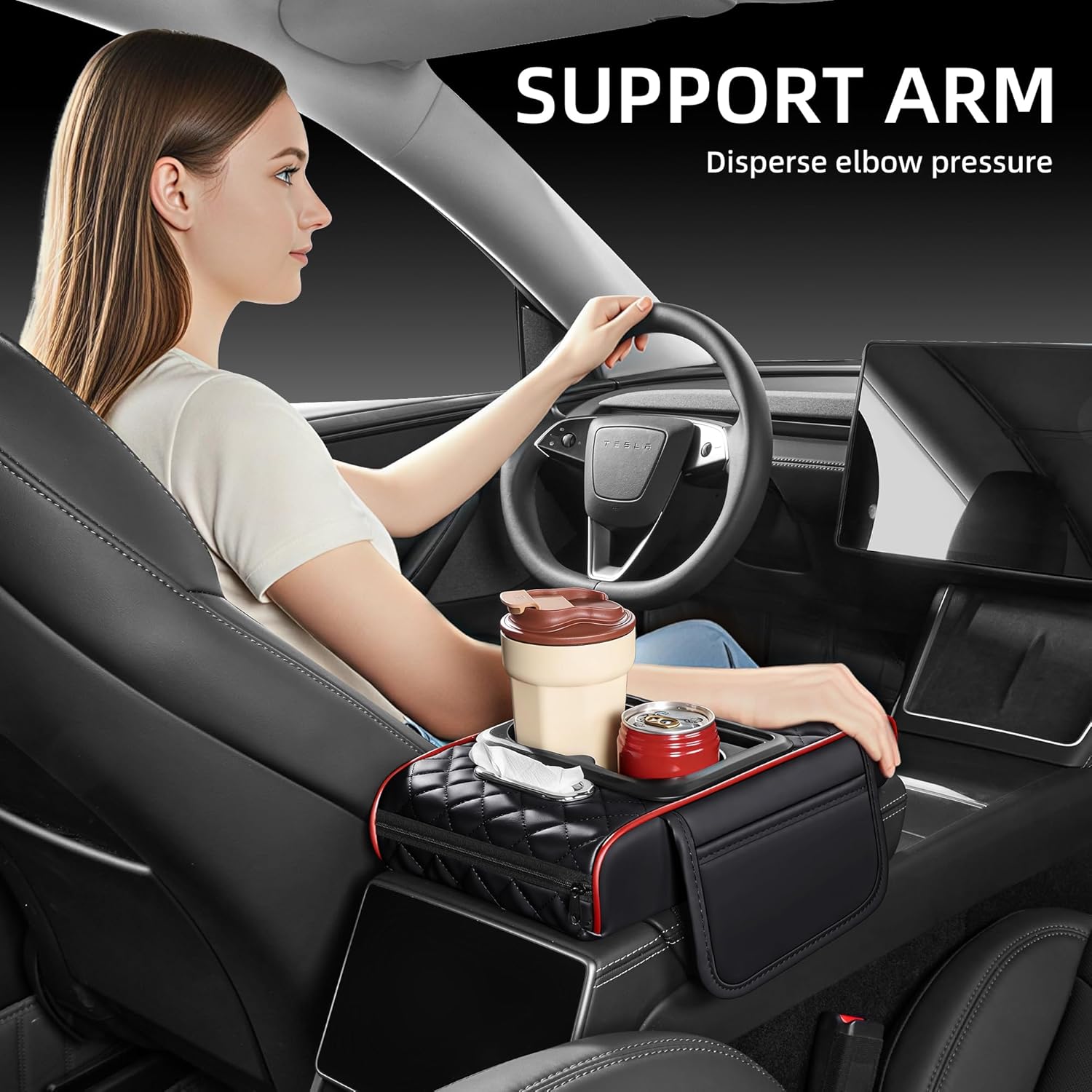 5-in-1 Car Console Organizer
