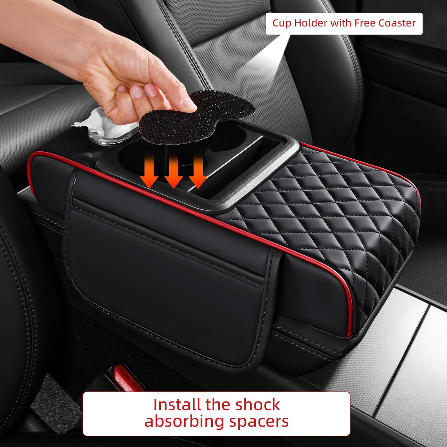 5-in-1 Car Console Organizer