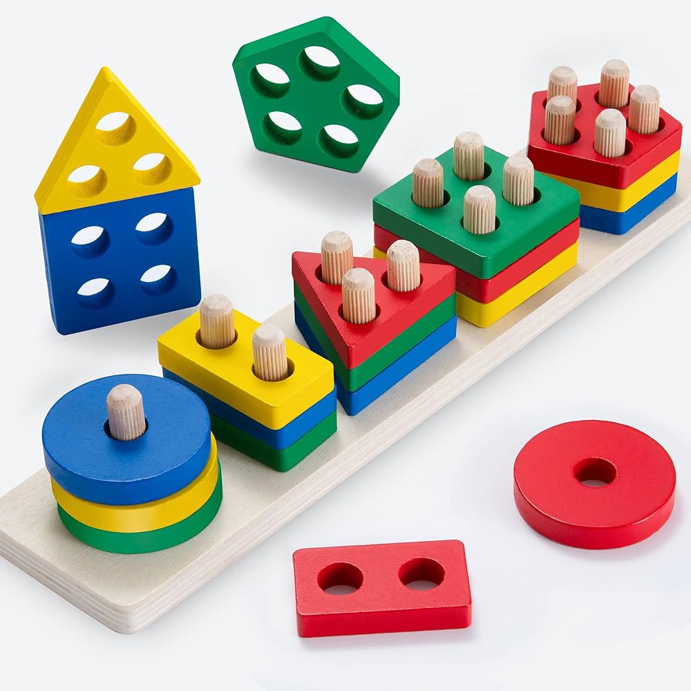 Geometric Shape Educational Set of 2