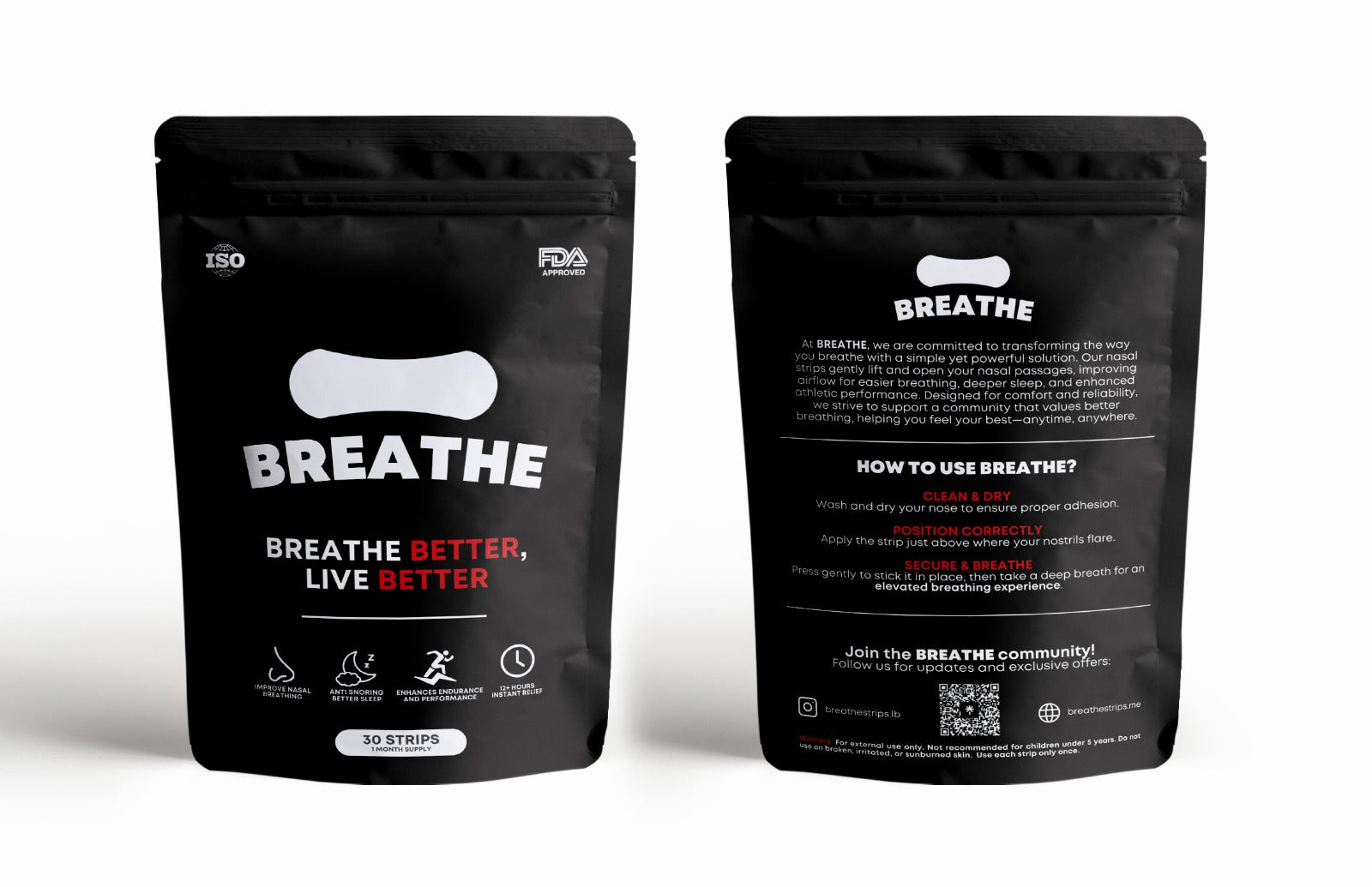 Breathe - Pack of 30 Nose Strips