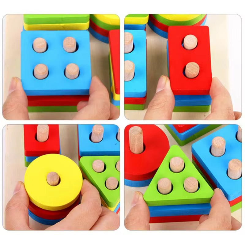 Geometric Shape Educational Set of 2